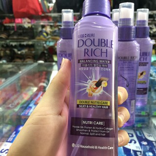 DOUBLE RICH xịt dưỡng tóc mềm mượt 120ml tím