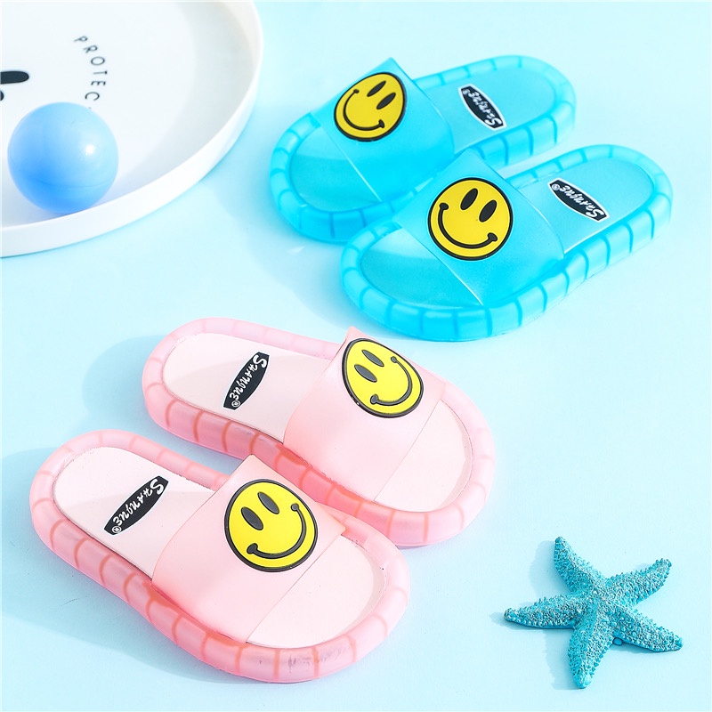Dép lê gắn đèn LED phát sáng cho bé trai, bé gái hình ngộ nghĩnh, chất liệu cao cấp chống trơn trượt KingKids