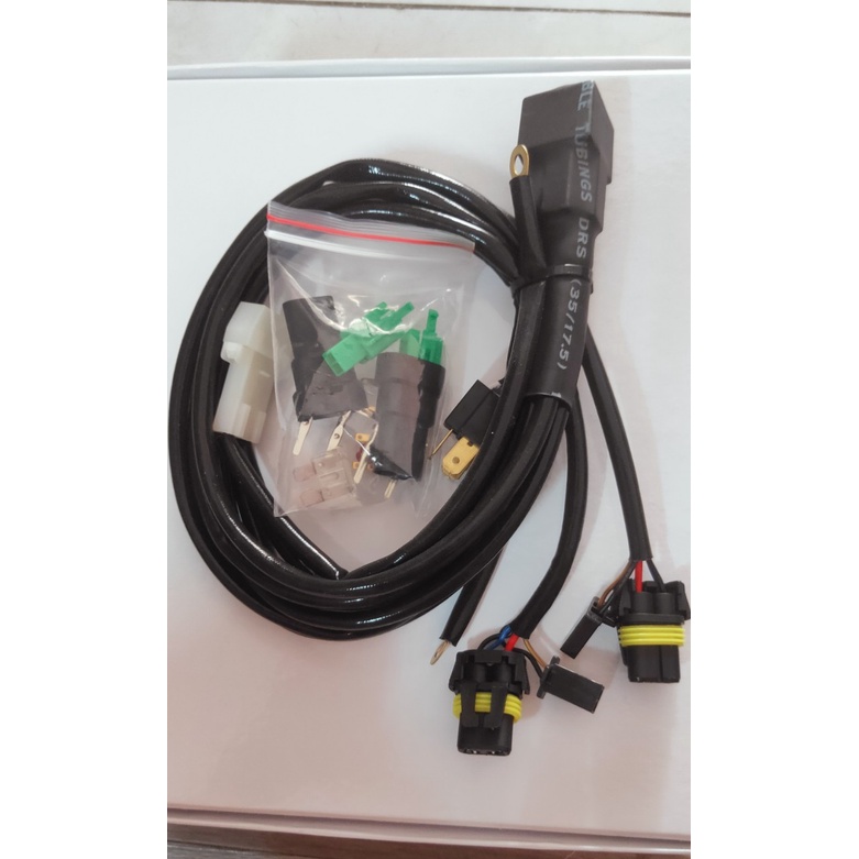 Dây giật H4 cao cấp dây RELAY pha/ cos  đèn ô tô