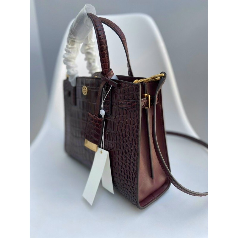 TÚI WALKER EM BOSSED SMALL SATCHEL TORY