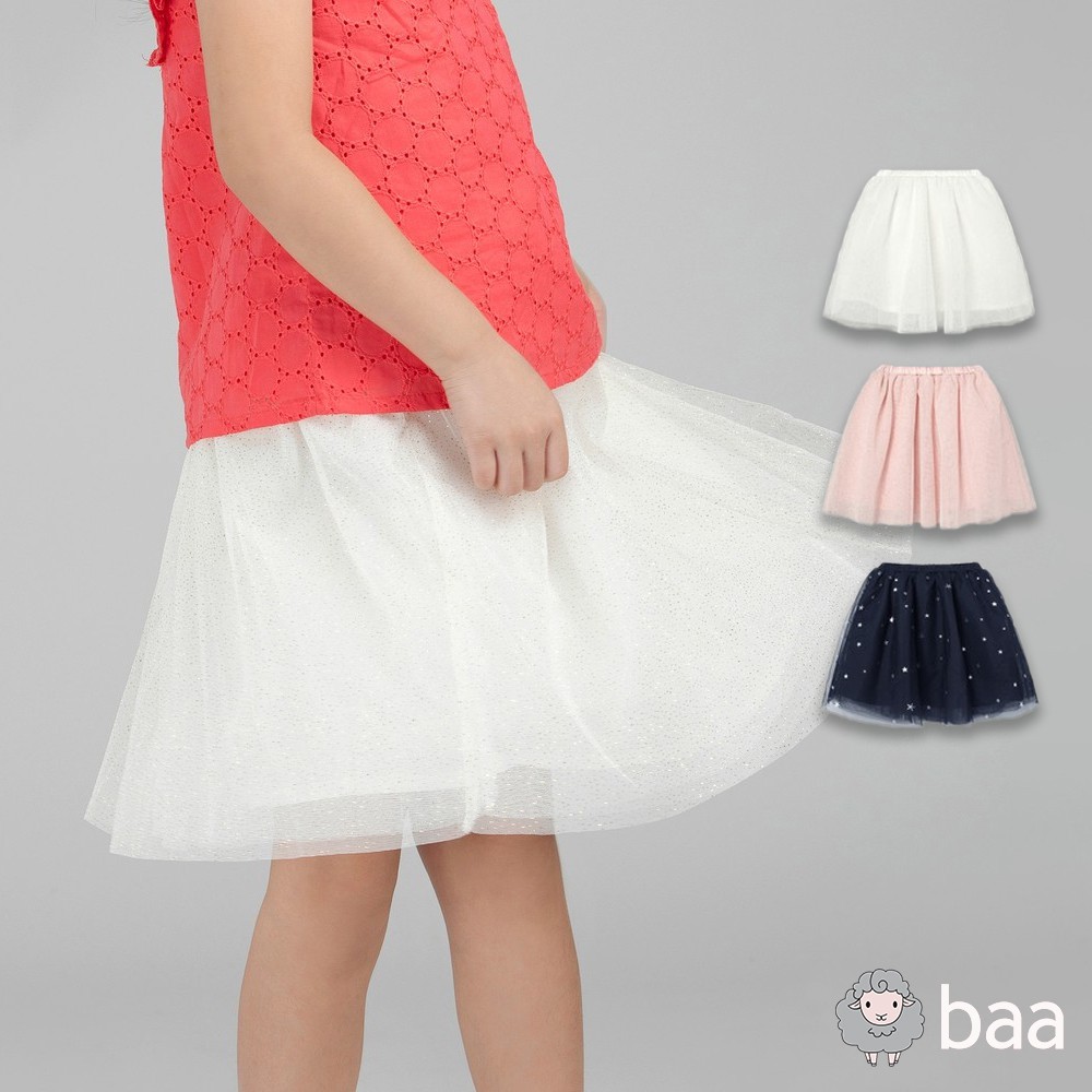 Chân váy ngắn BAA BABY phối lưới dáng xòe xinh xắn cho bé gái - GT-CV07N
