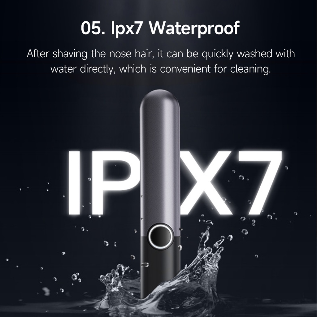 Xiaomi Youpin Tông Đơ Cạo Lông Mũi Sạc Pin Dài Chống Nước IPX7