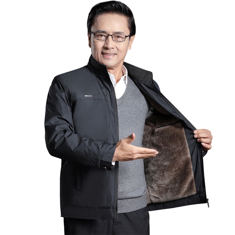 Áo khoác nam trung niên lót lông tặng bố tặng ông