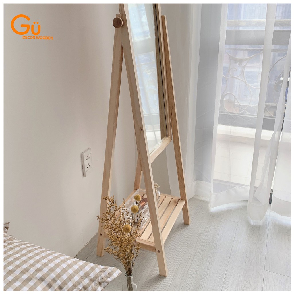 GƯƠNG SOI TOÀN THÂN - GƯƠNG DI ĐỘNG GỖ - GƯƠNG DECOR TRANG TRÍ NHÀ CỬA