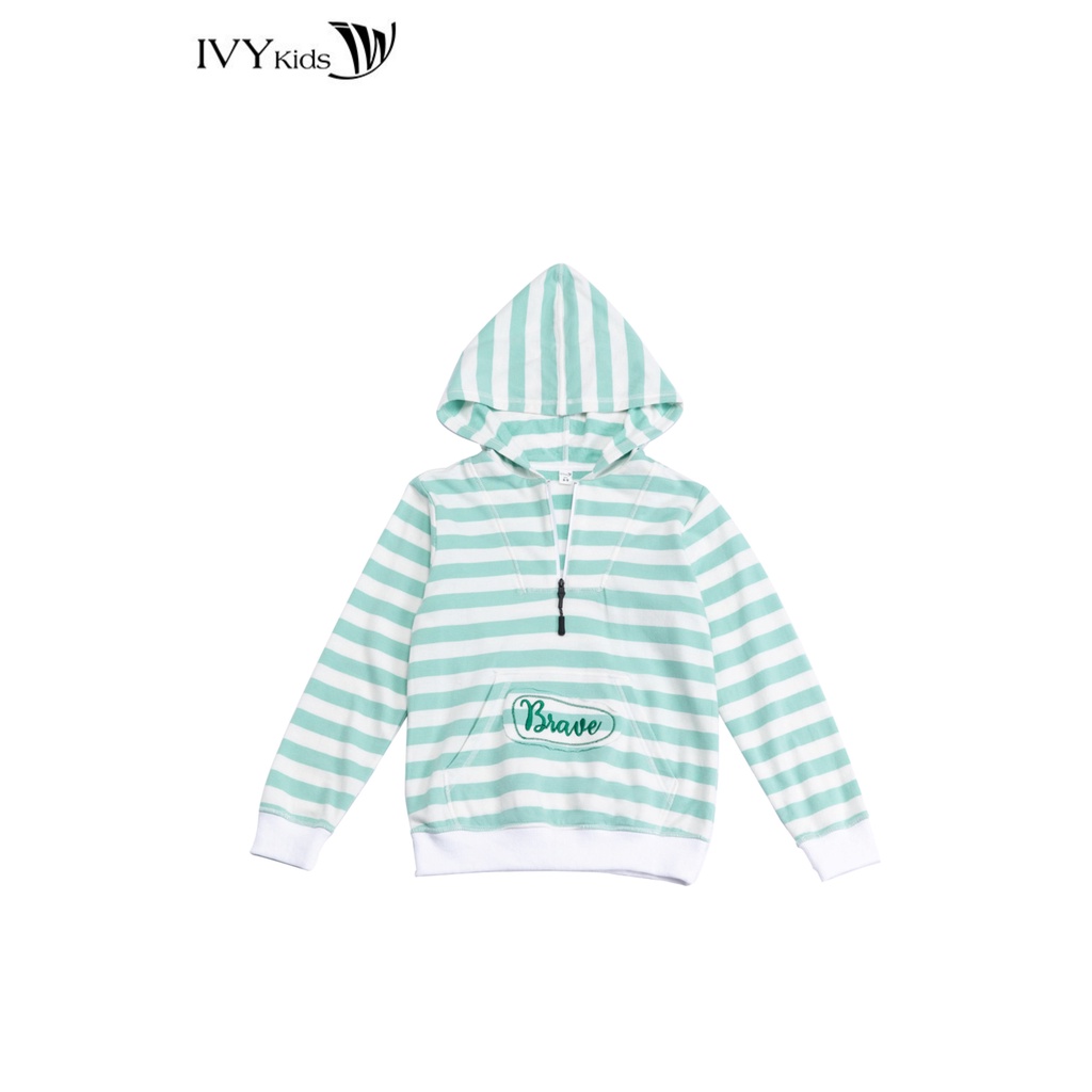 Áo hoodie bé trai Brave IVY moda MS 59K1432