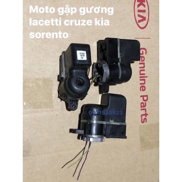 Moto gập gương tháo xe xịn nguyên daewoo lacetti nhập. Chevrolet cruze. Kia soneto dùng chung.