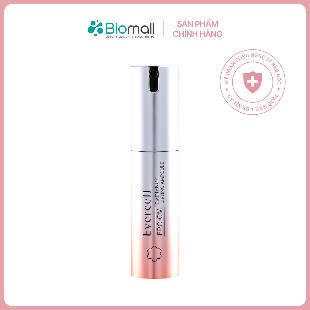 Ampoule tăng đàn hồi, săn chắc và rạng rỡ làn da EVERCELL Radiance Lifting Ampoule 15ml