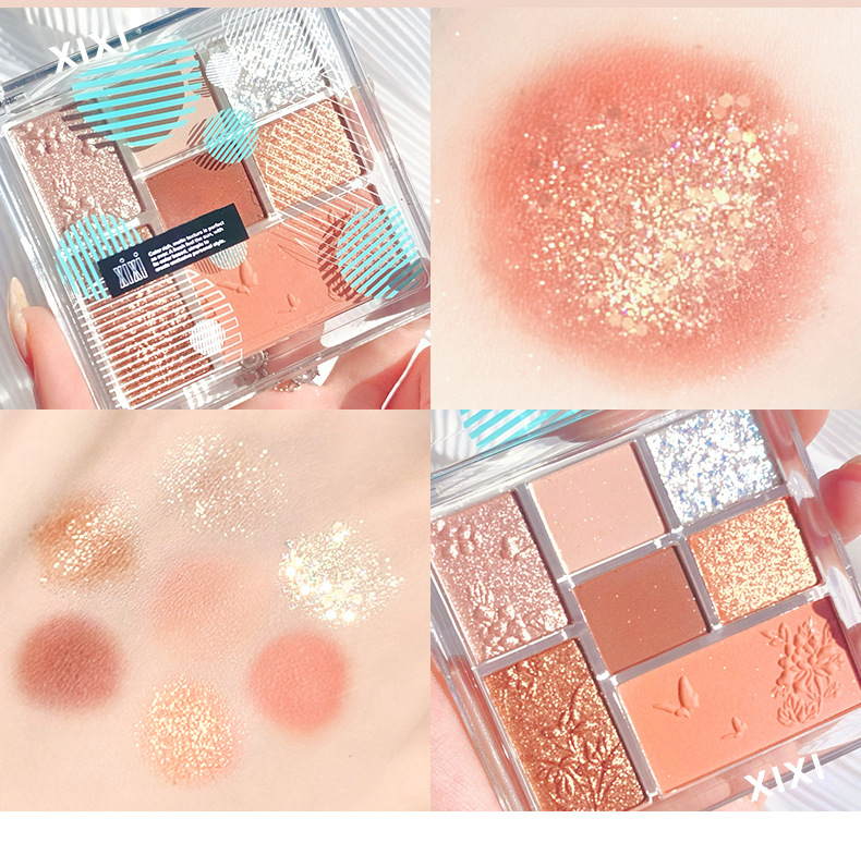 [Hàng mới về] Bảng phấn mắt 7 màu ánh ngọc trai lấp lánh tông màu đất đẹp mắt | BigBuy360 - bigbuy360.vn