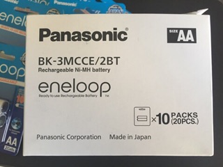 Vỉ 2 pin sạc Panasonic Eneloop cỡ AA