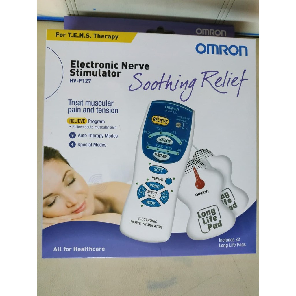 Máy Massage Xung Điện Omron HV-F127 HV-F128 [Nhật Bản, Bảo Hành 02 Năm]