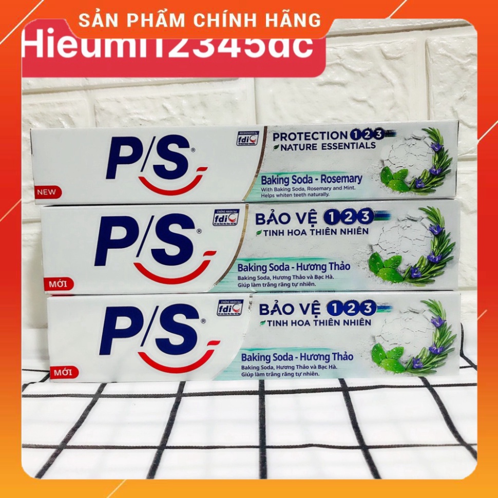 KEM ĐÁNH RĂNG P/S BẢO VỆ 123 BAKING SODA HƯƠNG THẢO 180G