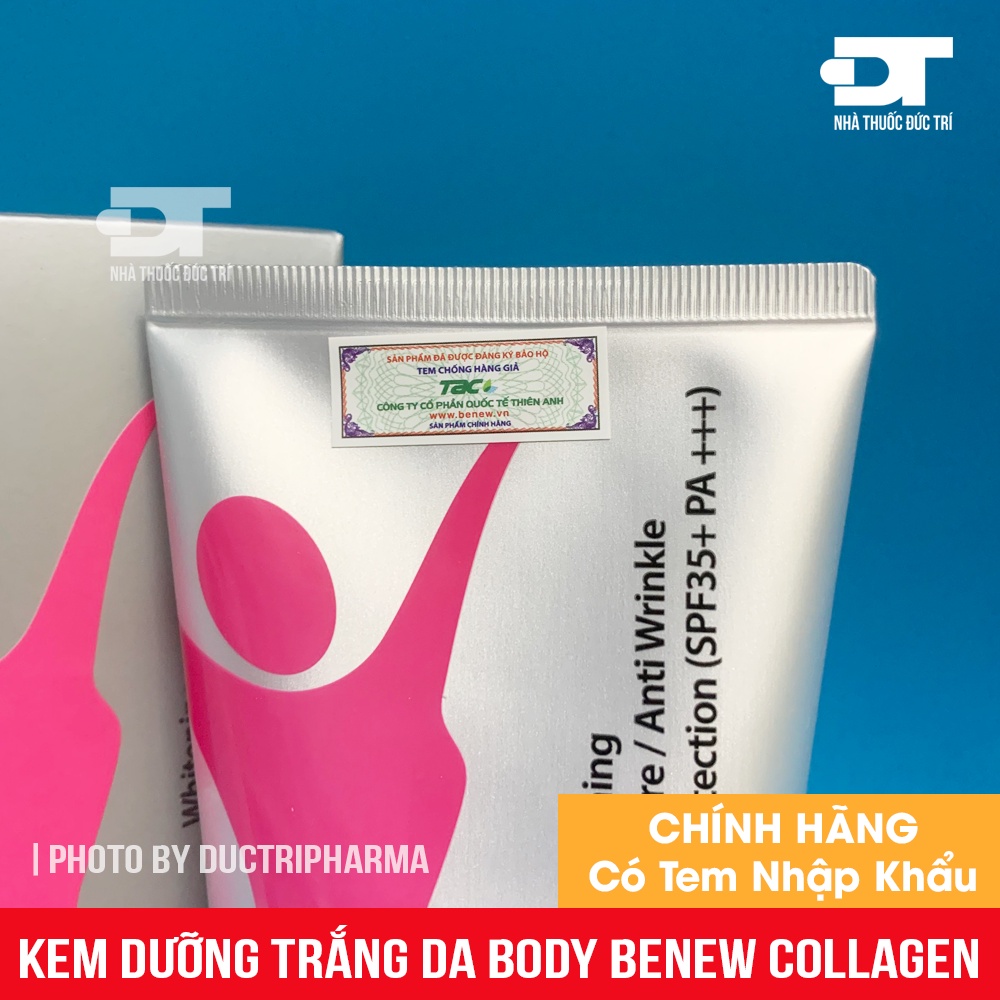 Kem Dưỡng Trắng BODY BENEW COLLAGEN WHITENING - Dưỡng Trắng, Nâng Cơ, Tái Tạo Làn Da - 200ml