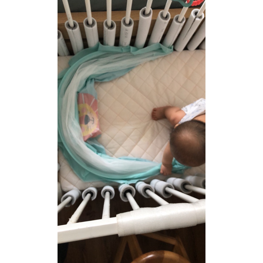 Mùng màn ngủ chống muỗi cho bé gấp gọn thế hệ mới - kích thước 102x58x60 cm
