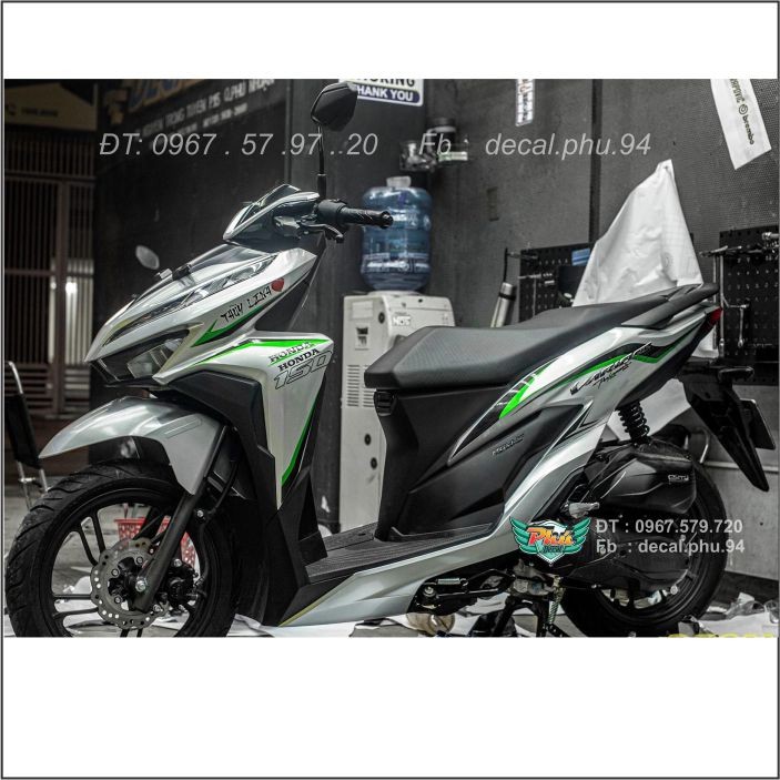Tem Rời Vario Candy Chỉ xanh đen (C)