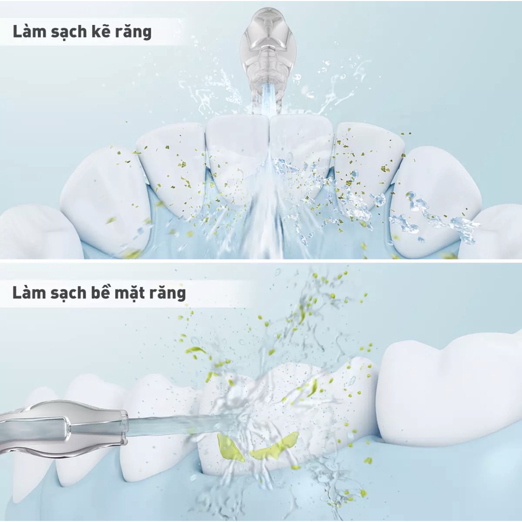 Máy Tăm Nước Cầm Tay Panasonic Công Nghệ Siêu Âm EW1511 - Làm Sạch Răng Nướu - Bảo Hành Chính Hãng 12 Tháng