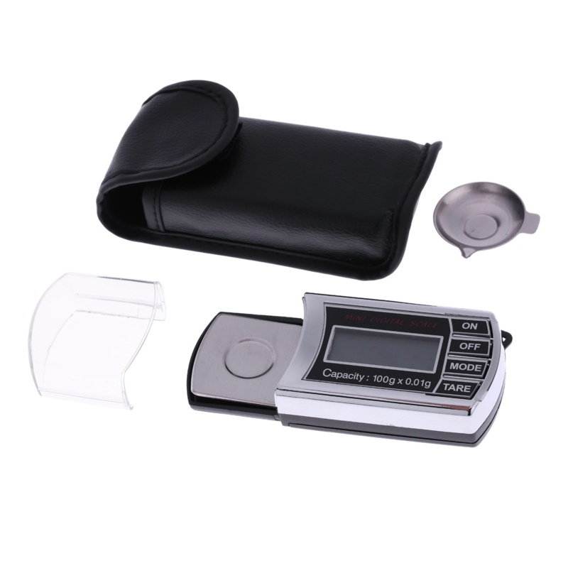 Kiss Cân Điện Tử Gram Mini Bỏ Túi Có Độ Chính Xác Cao Màu Xanh Dương Dùng Cân Trang Sức