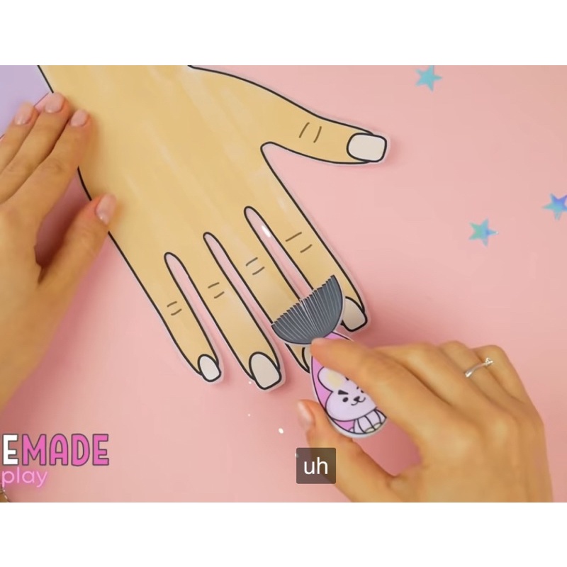 Bộ làm nail bằng giấy ❤️