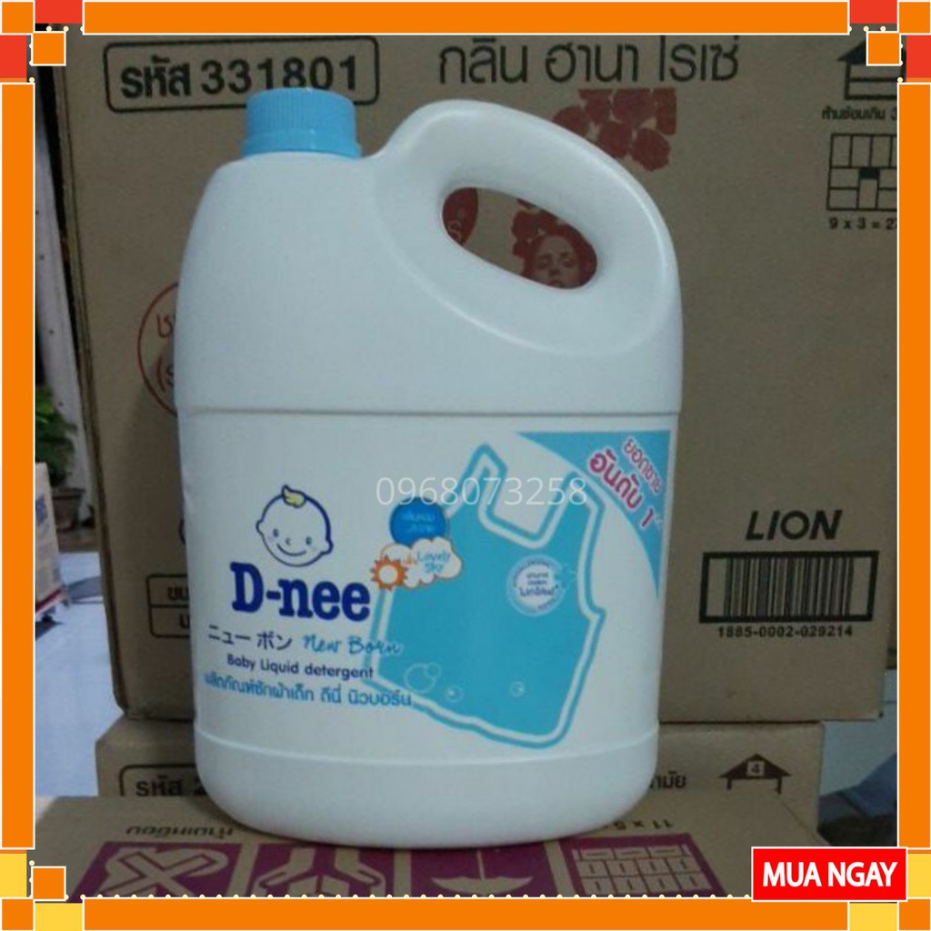 Nước Giặt Dnee Thái Lan 3000ml – Nước Giặt Cho Bé Dnee Xanh, Tím, Hồng