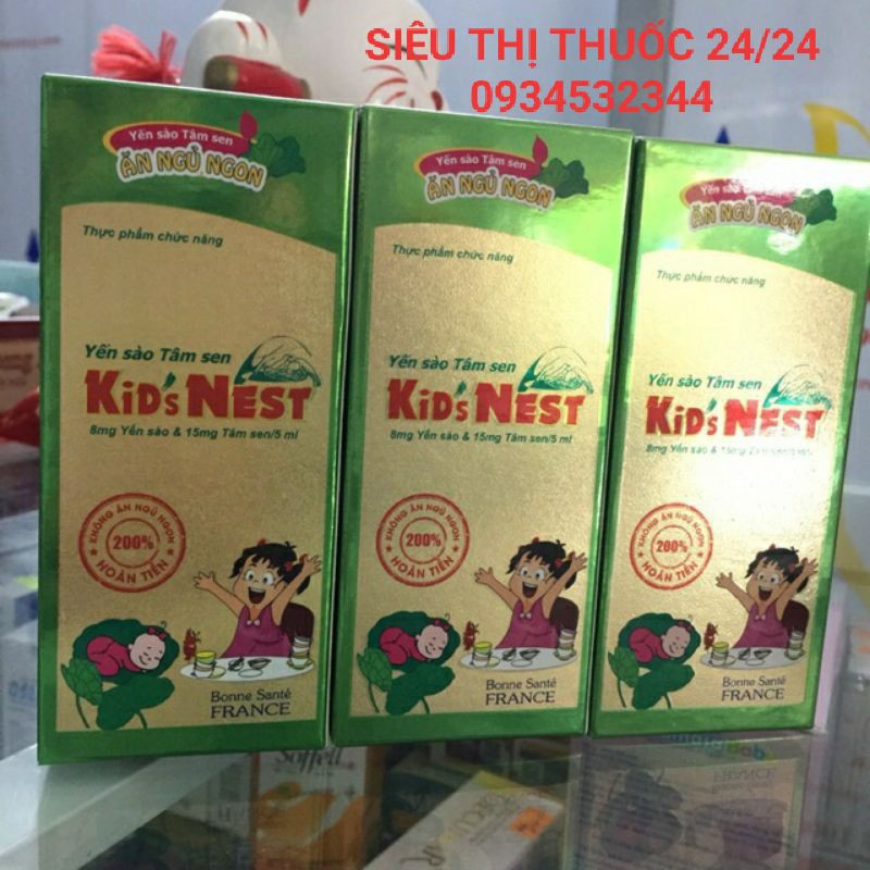 YẾN SÀO KIDS NEST TÂM SEN CHAI 120ML