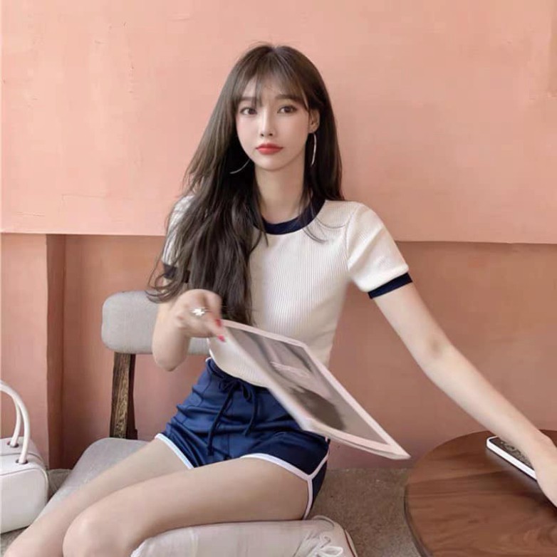 [Mã FAGREEN245 giảm 10% tối đa 30K đơn 99K] (Kho Sỉ Nam Đinh) BỘ THUN TĂM TRẮNG VIỀN ĐỎ ĐEN | BigBuy360 - bigbuy360.vn