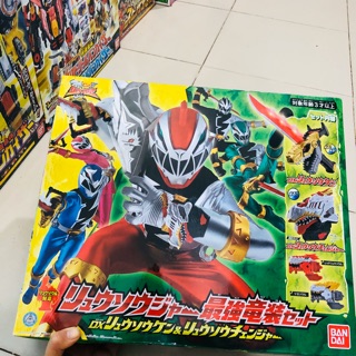 Đồ chơi siêu nhân kỵ sĩ long ryusoulger Kishiryu Sentai Ryusoulger DX Ryusoul Changer & Ryusoul Ken Set