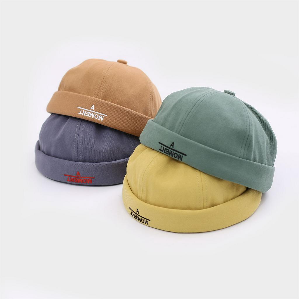 Nón Beanie LINJW Bằng Cotton Phong Cách Xuân Hè Đơn Giản Cho Cả Nam Và Nữ
