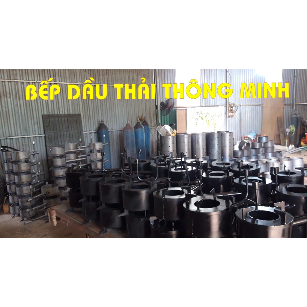 Bếp dầu hoá khí, bếp đốt nhớt thải, bếp đun dầu thải, loại dày bếp nặng 5kg đường kính 21cm