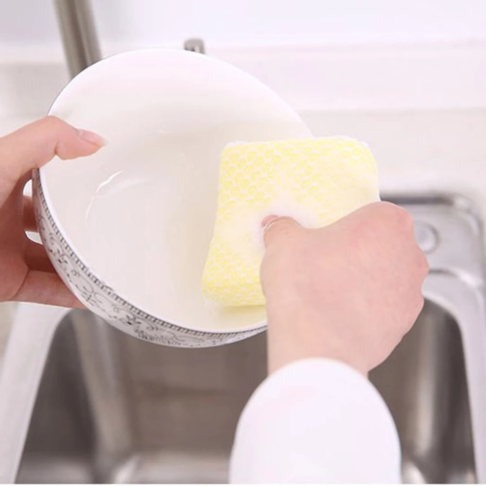 Set 5 Miếng Xốp Lưới Rửa Chén Đa Năng Tiện Dụng Cho Nhà Bếp