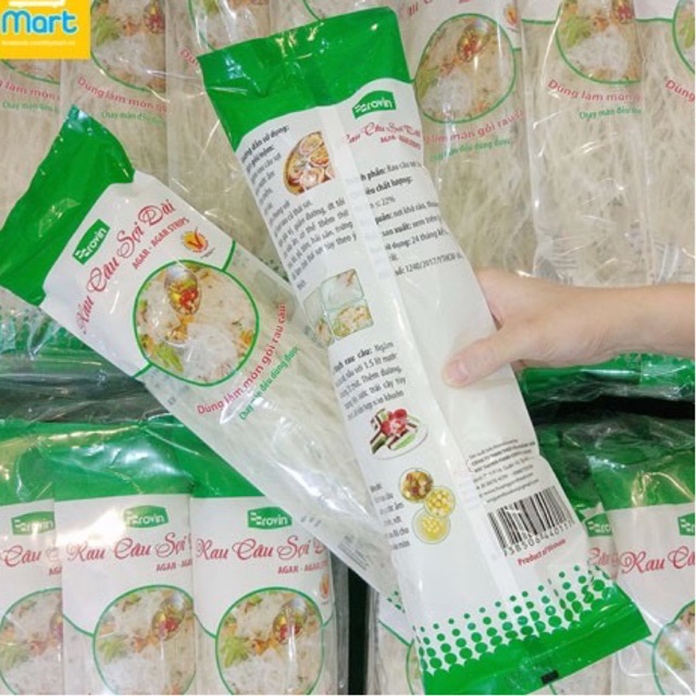 Rau Câu Sợi Dài 1 gói 30 gam ,miến rau câu Keto