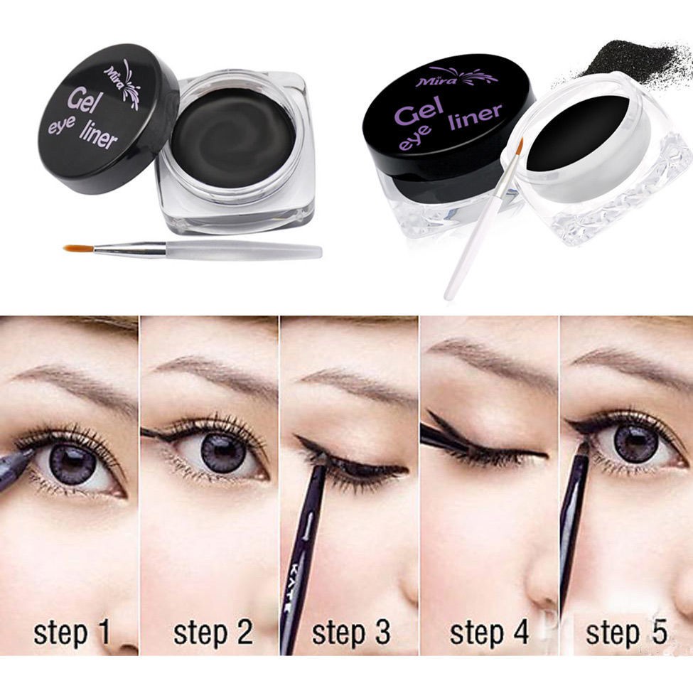 Gel kẻ mắt nước Mira Gel Eyeliner Hàn Quốc 6g - Hàng chính hãng