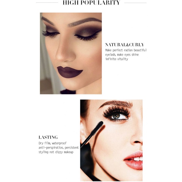 Mascara Pudaier sợi tơ 4D màu đen làm dài dày và cong mi chống nước chống nhòe
 | BigBuy360 - bigbuy360.vn