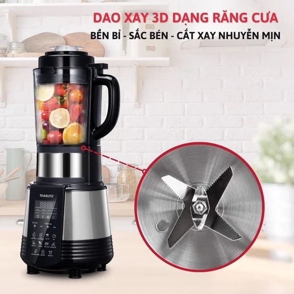 Máy làm sữa hạt MS-GLX Masuto 1.75L xay các loại granola siêu nhuyễn mịn chuyên nấu các món healthy eatclean ăn chay