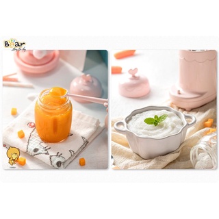 Máy xay ăn dặm cầm tay 3 cối Bear LLJ-C04J1 lưỡi dao sắc bén chất liệu cối an toàn cho bé Tuli Store