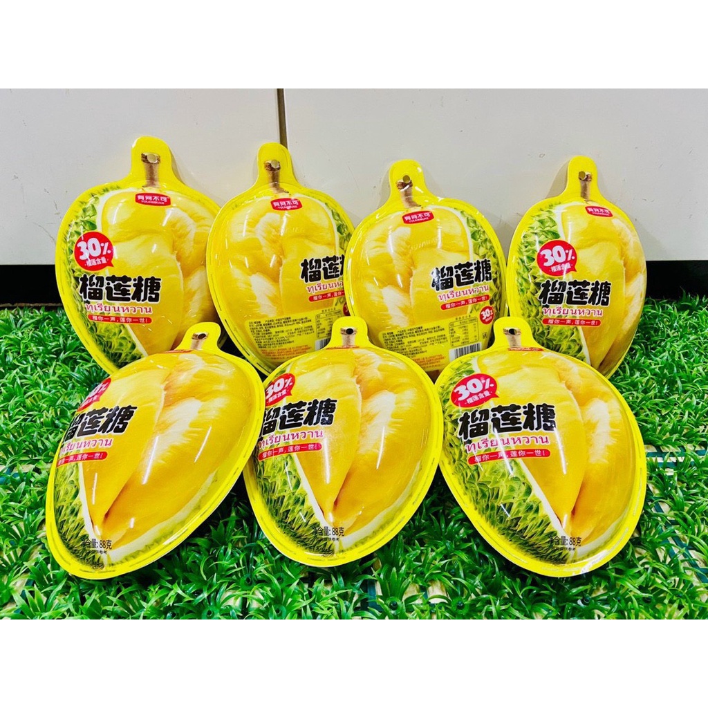 Kẹo dẻo sầu riêng, tỳ bà Thái Lan - hộp 88g