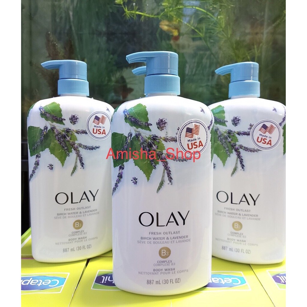 Sữa tắm Olay Fresh Outlast hương Lavender 887ml