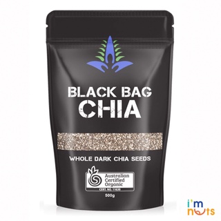 Hạt chia đen hữu cơ Black Bag Chia túi 500g nhập khẩu Úc