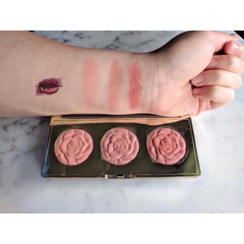 Phấn má Milani Rose Blush Trio Palette +2% phí bán hàng