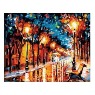 Tranh Sơn Dầu Số Hoá Tự Vẽ DIY - E274 40x50cm có khung