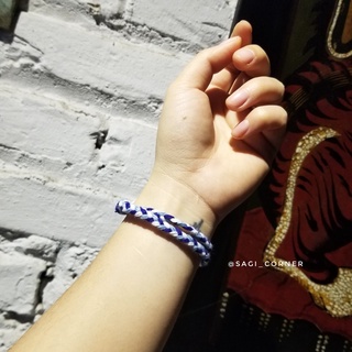 [T01] Vòng tết sam handmade phối 3 màu chỉ