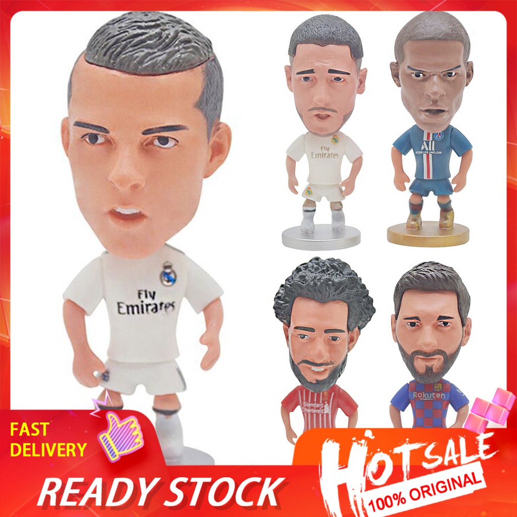 Mô hình đồ chơi nhân vật hoạt hình Ronaldo Messi Salah