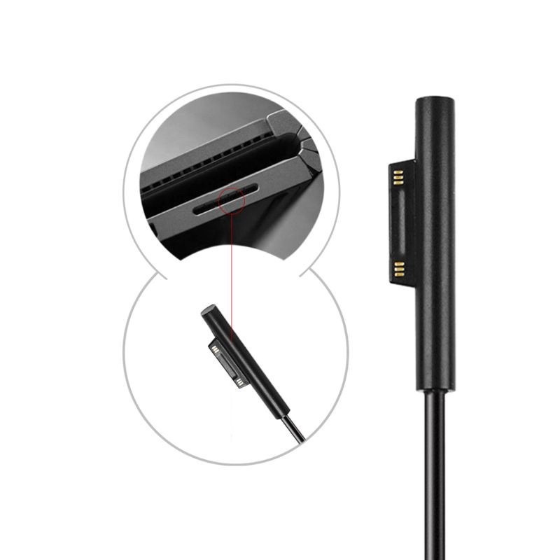 Dây Cáp Sạc Nhanh 1.5m Usb Type-C 15v 3a Pd Cho Microsoft- Surface Pro 3 4 5 6 7