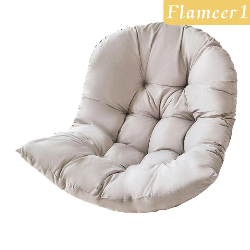 [Flameameer1] Đệm Lót Ghế Ngồi Sân Vườn Hình Quả Trứng Có Thể Tháo Rời Màu Đỏ