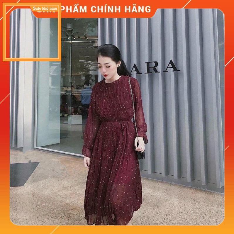 Váy bầu đầm bầu công sở💗mẫu mới dài tay siêu hot💗chất von 2 lớp siêu đẹp💗Free size từ 43 đến dưới 70kg