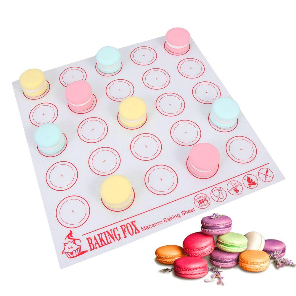 LEISURE Thảm Nướng Bánh Macaron Bằng Sợi Thủy Tinh Chịu Nhiệt Chống Dính