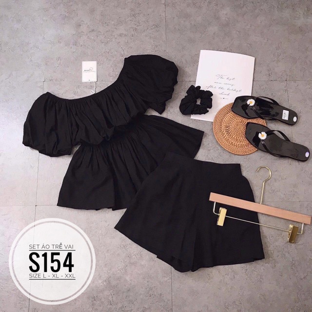 Bigsize Set áo trễ vai S154