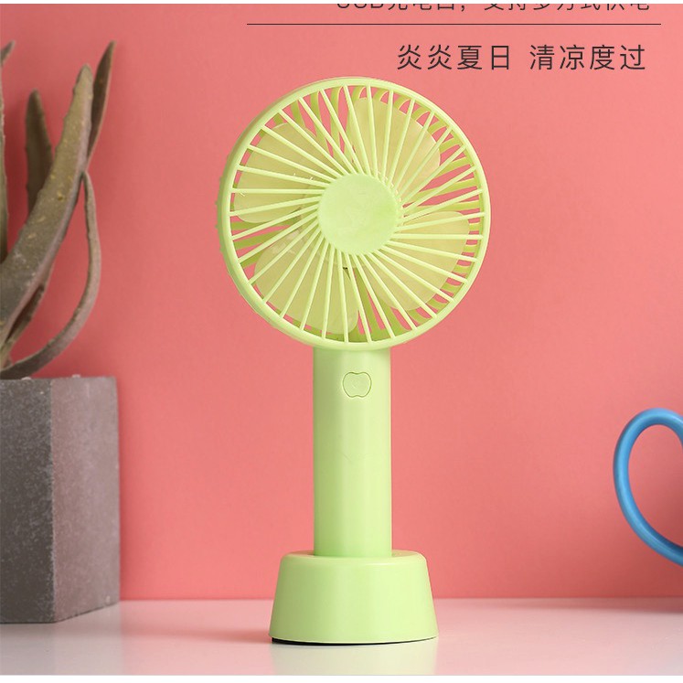 Quạt Mini cầm Tay Tích Điện 3 Chế Độ Gió Cực Mát