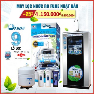 Máy lọc nước RO FUJIE RO-09UV CAB 9 cấp lọc - Bao gồm tủ cường lực Diệt khuẩn UV