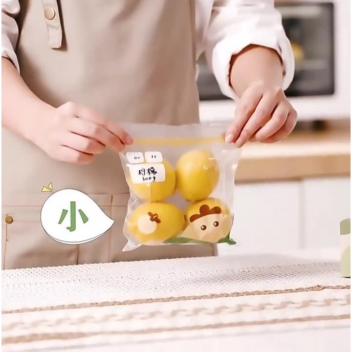 Hộp túi zip đựng thực phẩm, túi zip bảo quản thực phẩm tủ lạnh