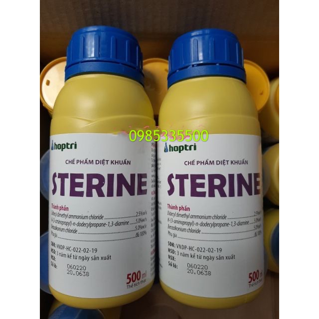 Thuốc khử trùng Vi Khuẩn chuyên dụng Sterine sạch sẽ Chai 1l