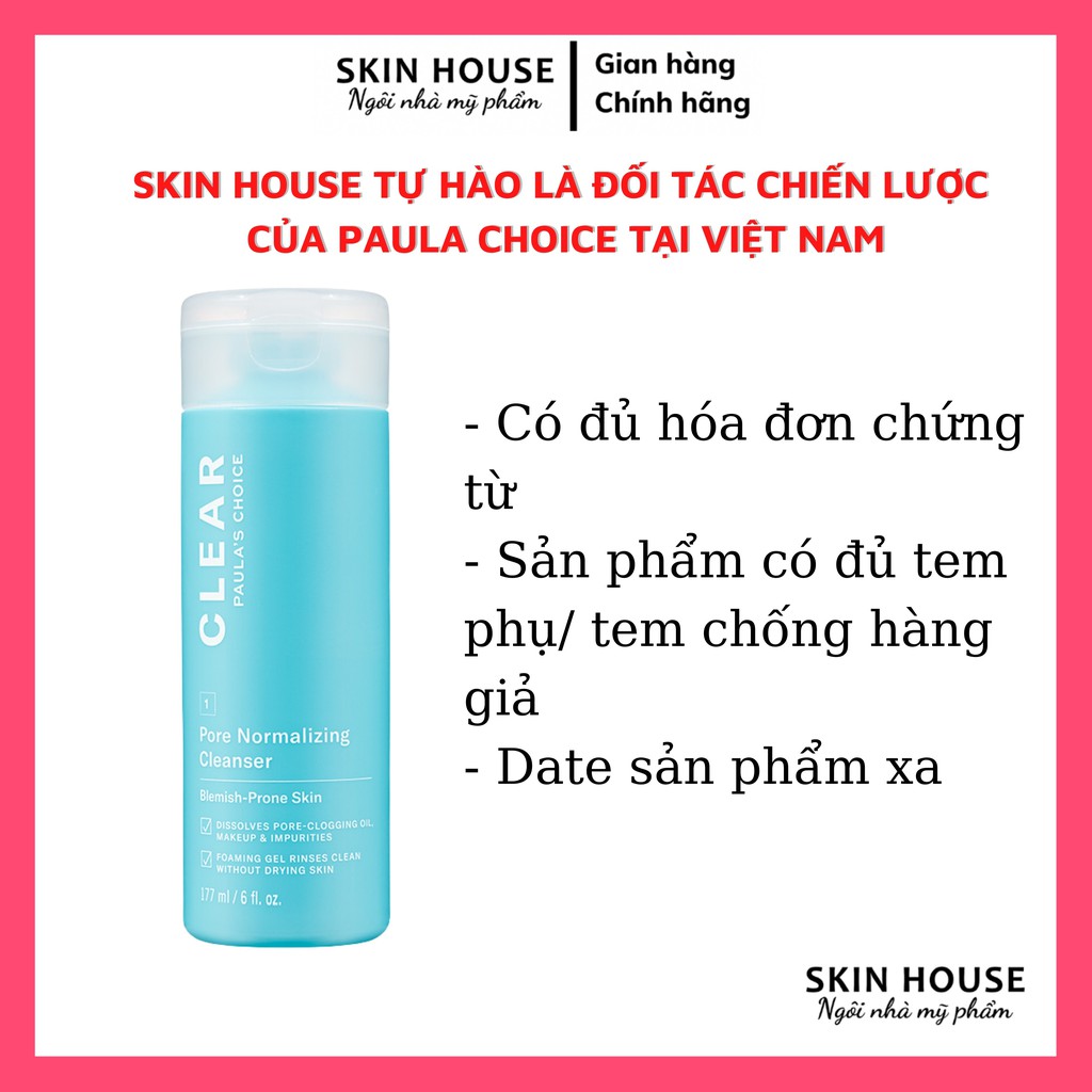 Sữa Rửa Mặt Paula's Choice Clear Pore Normalizing (177mL) | BigBuy360 - bigbuy360.vn